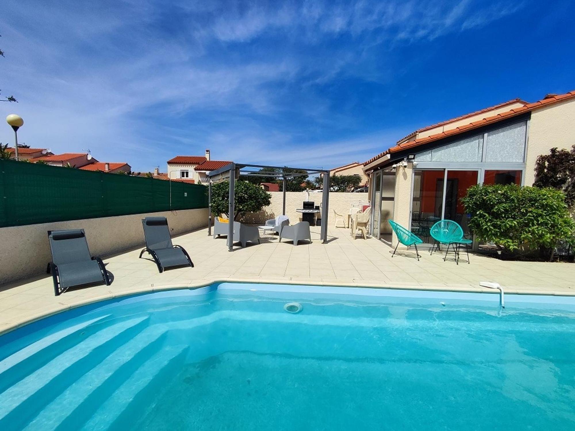 Pavillon 6 Pers A Argeles-Sur-Mer: Piscine, Clim, Parking, Wifi, Proche Plage - Fr-1-776-5 Exterior photo