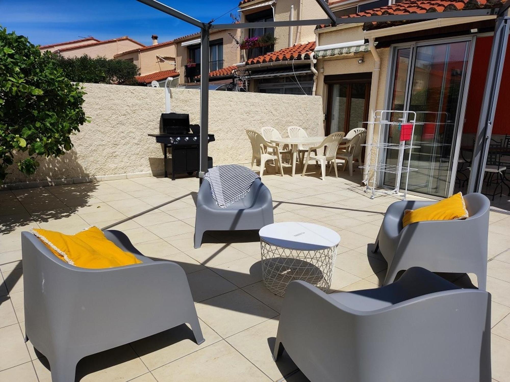 Pavillon 6 Pers A Argeles-Sur-Mer: Piscine, Clim, Parking, Wifi, Proche Plage - Fr-1-776-5 Exterior photo